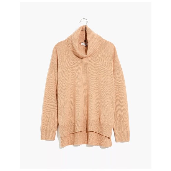 Madewell Sweaters - Madewell Resourced Cashmere Convertible Turtleneck Sweater, NWT, Size Small